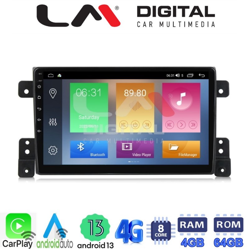 LM Digital - LM ZC8053 GPS Οθόνη OEM Multimedia Αυτοκινήτου για SUZUKI G.VITARA 2005&gt;2015 (CarPlay/AndroidAuto/BT/GPS/WIFI/GPRS)