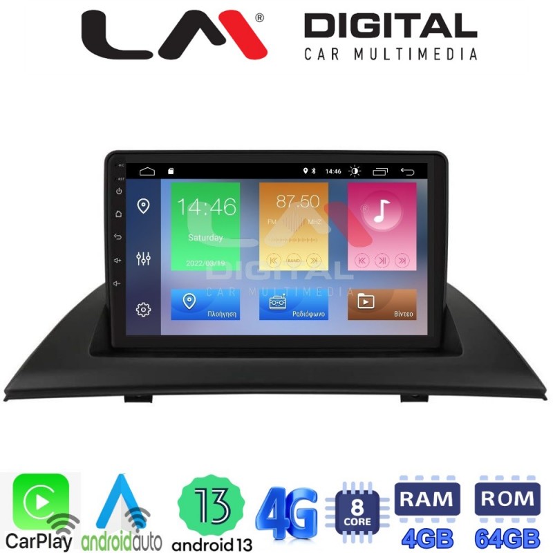 LM Digital - LM ZC8103 GPS Οθόνη OEM Multimedia Αυτοκινήτου για BMW X3 2003 &gt; 2010 (CarPlay/AndroidAuto/BT/GPS/WIFI/GPRS)