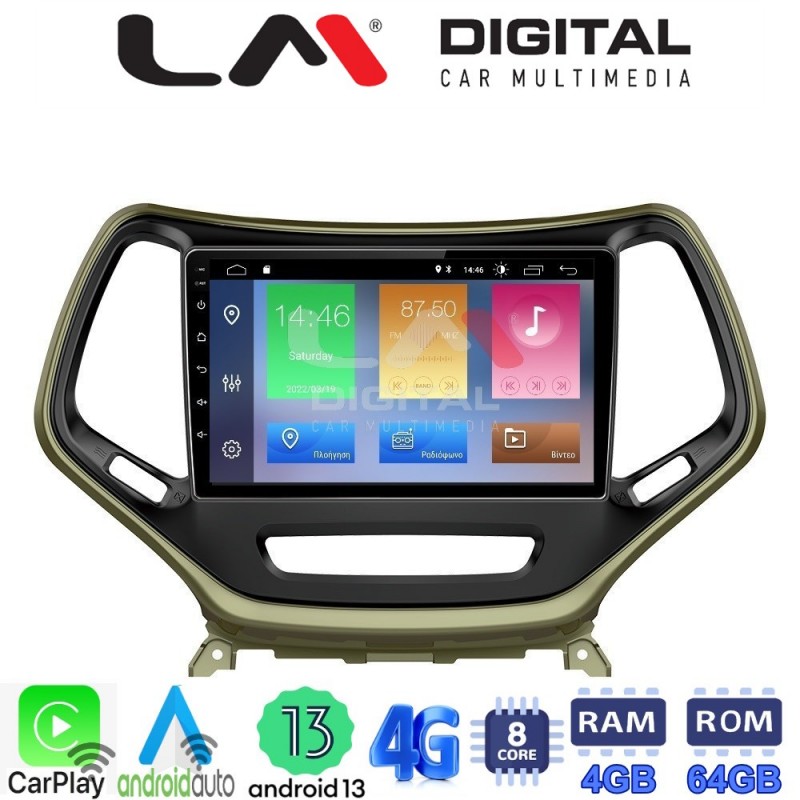 LM Digital - LM ZC8119 GPS Οθόνη OEM Multimedia Αυτοκινήτου για JEEP CHEROKEE 2014&gt;  (CarPlay/AndroidAuto/BT/GPS/WIFI/GPRS)