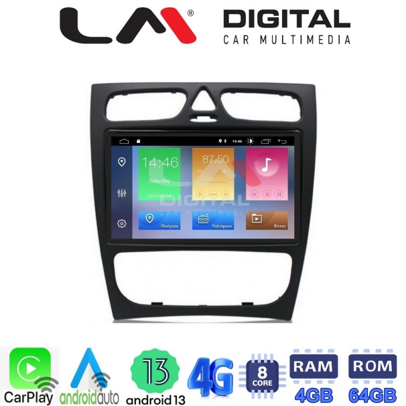 LM Digital - LM ZC8171 GPS Οθόνη OEM Multimedia Αυτοκινήτου για MERCEDES C (W203) - CLK (W208) (CarPlay/AndroidAuto/BT/GPS/WIFI/GPRS)