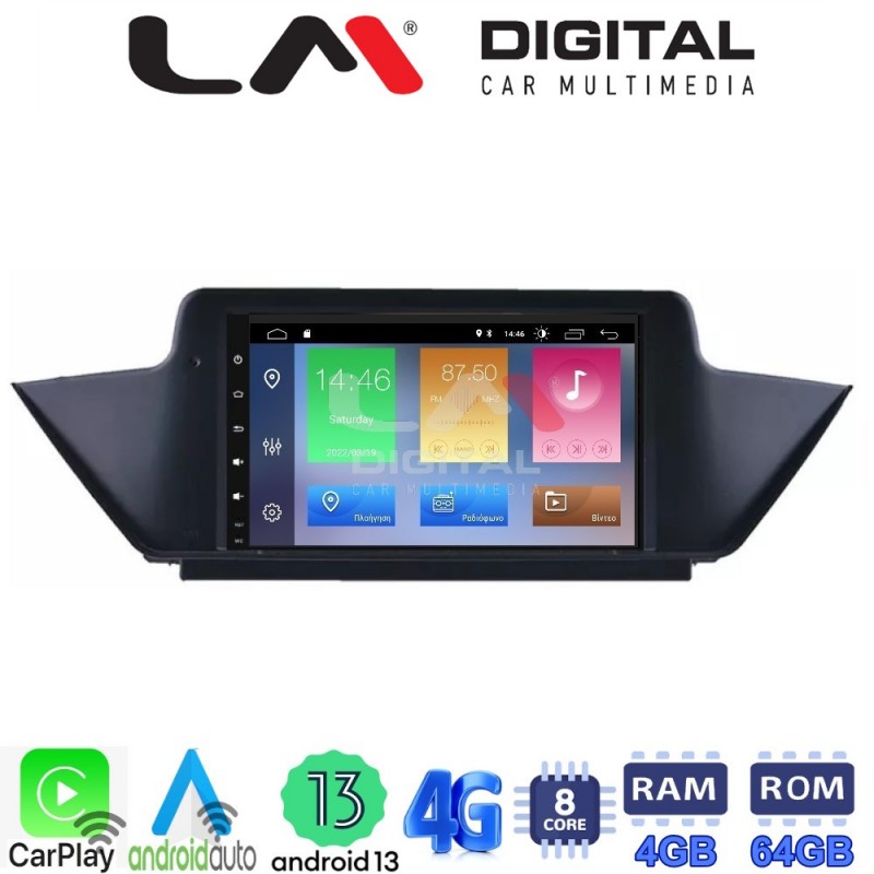 LM Digital - LM ZC8219 GPS Οθόνη OEM Multimedia Αυτοκινήτου για BMW X1 (E84) 2009&gt;2014 (CarPlay/AndroidAuto/BT/GPS/WIFI/GPRS)