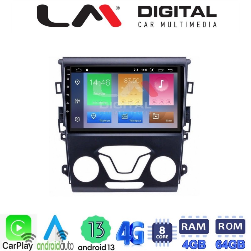 LM Digital - LM ZC8369 GPS Οθόνη OEM Multimedia Αυτοκινήτου για FORD MONDEO 2014&gt; (CarPlay/AndroidAuto/BT/GPS/WIFI/GPRS)