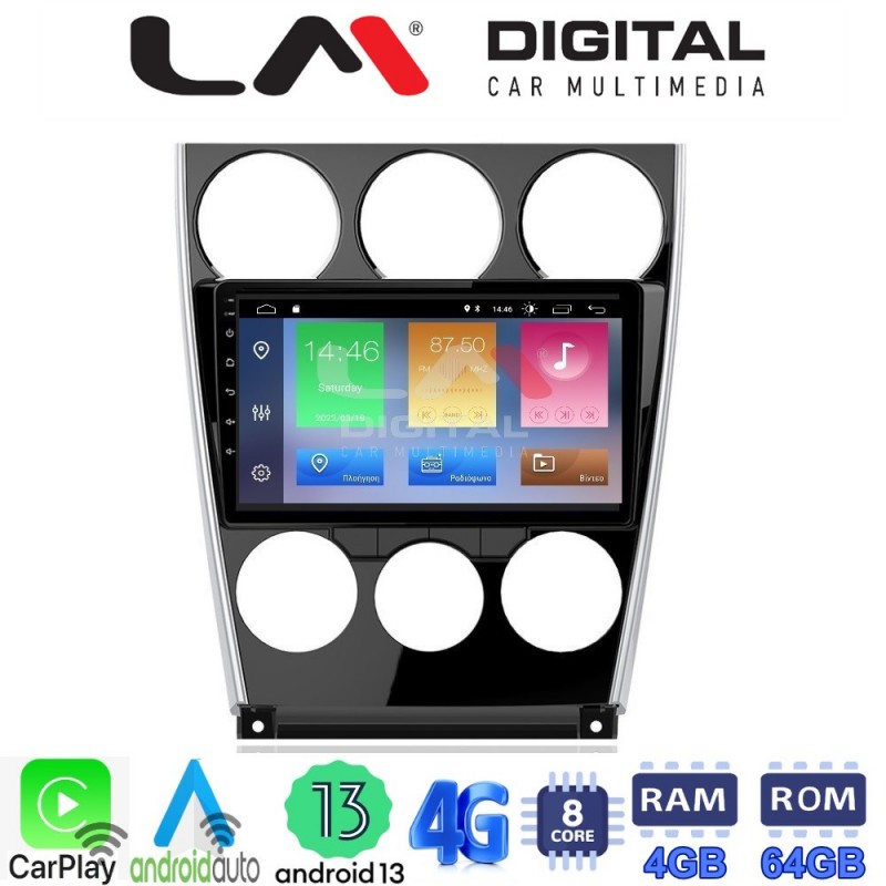 LM Digital - LM ZC8436 GPS Οθόνη OEM Multimedia Αυτοκινήτου για MAZDA 6 facelift 2005&gt;2008  (CarPlay/AndroidAuto/BT/GPS/WIFI/GPRS)