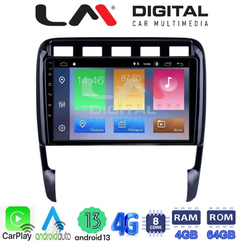 LM Digital - LM ZC8443 GPS Οθόνη OEM Multimedia Αυτοκινήτου για PORSCHE CAYENNE 2002&gt;2011 (CarPlay/AndroidAuto/BT/GPS/WIFI/GPRS)