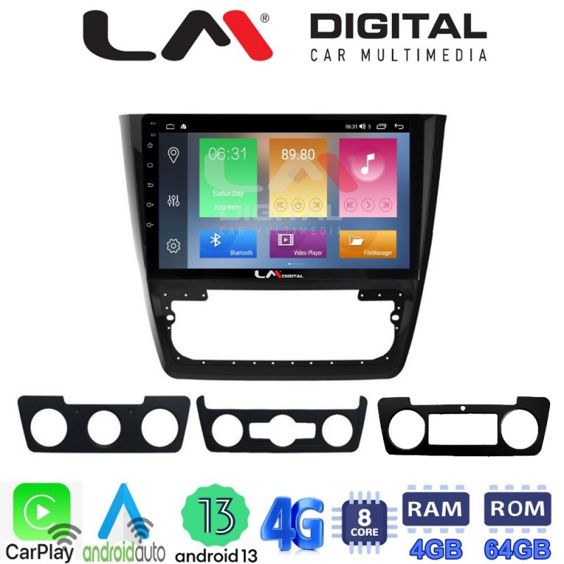 LM Digital - LM ZC8482 GPS Οθόνη OEM Multimedia Αυτοκινήτου για SKODA  YETI 2014&gt; (CarPlay/AndroidAuto/BT/GPS/WIFI/GPRS)