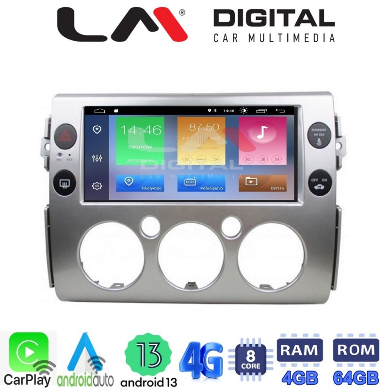 LM Digital - LM ZC8563 GPS Οθόνη OEM Multimedia Αυτοκινήτου για TOYOTA  FJ CRUISER 2014&gt;   (CarPlay/AndroidAuto/BT/GPS/WIFI/GPRS)