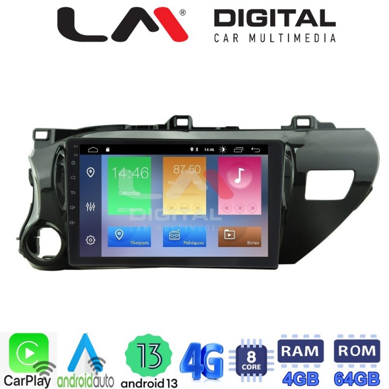 LM Digital - LM ZC8588 GPS Οθόνη OEM Multimedia Αυτοκινήτου για TOYOTA HILUX 2017&gt;   (CarPlay/AndroidAuto/BT/GPS/WIFI/GPRS)