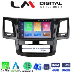 LM Digital - LM ZC8820 GPS Οθόνη OEM Multimedia Αυτοκινήτου για TOYOTA HILUX 2005&gt;2016 (CarPlay/AndroidAuto/BT/GPS/WIFI/GPRS)