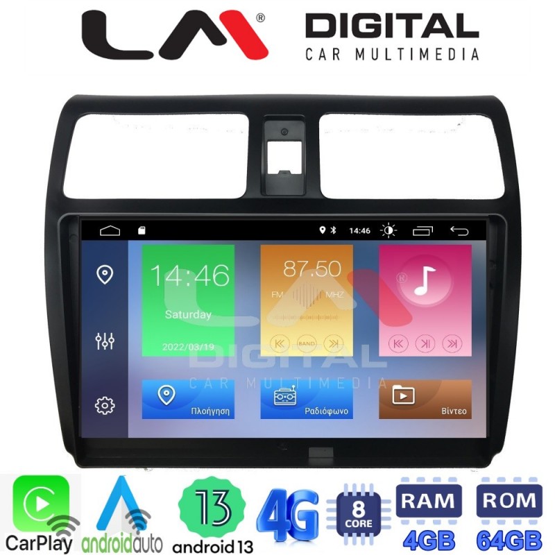 LM Digital - LM ZC8978 GPS Οθόνη OEM Multimedia Αυτοκινήτου για SUZUKI SWIFT 2005 &gt; 2010 (CarPlay/AndroidAuto/BT/GPS/WIFI/GPRS)