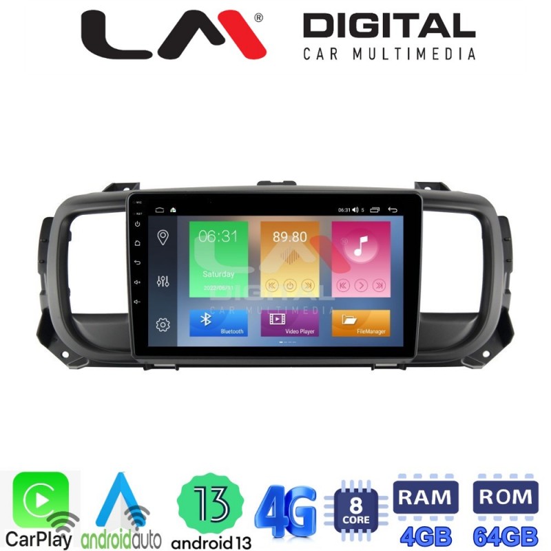 LM Digital - LM ZC8705 GPS Οθόνη OEM Multimedia Αυτοκινήτου για Citroën SpaceTourer 2016 &gt;
Citroën Jumpy 2016 &gt;
Peugeot Expert 2016 &gt;
Toyota ProAce 2016 &gt;
Opel Vivaro 2019 &gt;
Fiat Scudo 2022 &gt;
Δείτε τί φίσα έχει το