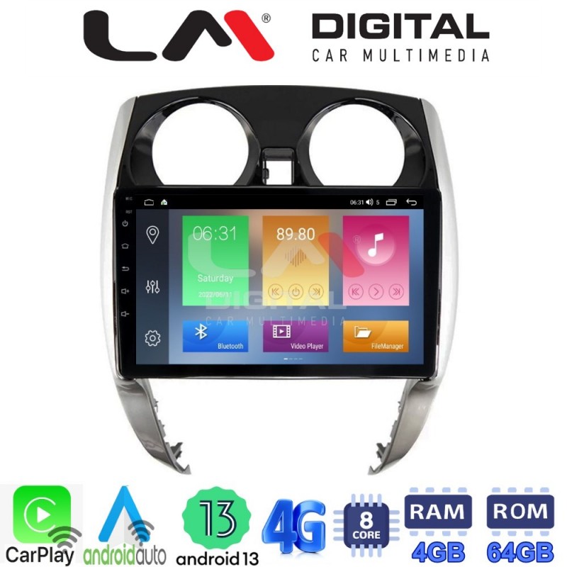 LM Digital - LM ZC8790 GPS Οθόνη OEM Multimedia Αυτοκινήτου για Nissan Note 2013 &gt; 2020 (CarPlay/AndroidAuto/BT/GPS/WIFI/GPRS)