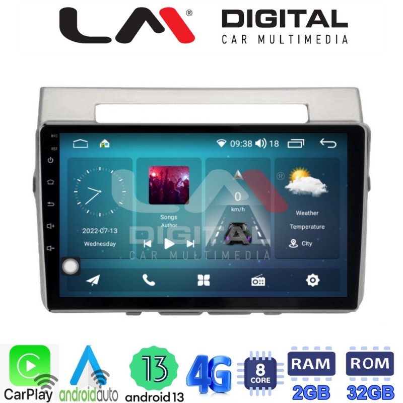 LM Digital - LM ZR8417 GPS Οθόνη OEM Multimedia Αυτοκινήτου για Toyota Corolla Verso 2004 &gt; 2009 (CarPlay/AndroidAuto/BT/GPS/WIFI/GPRS)