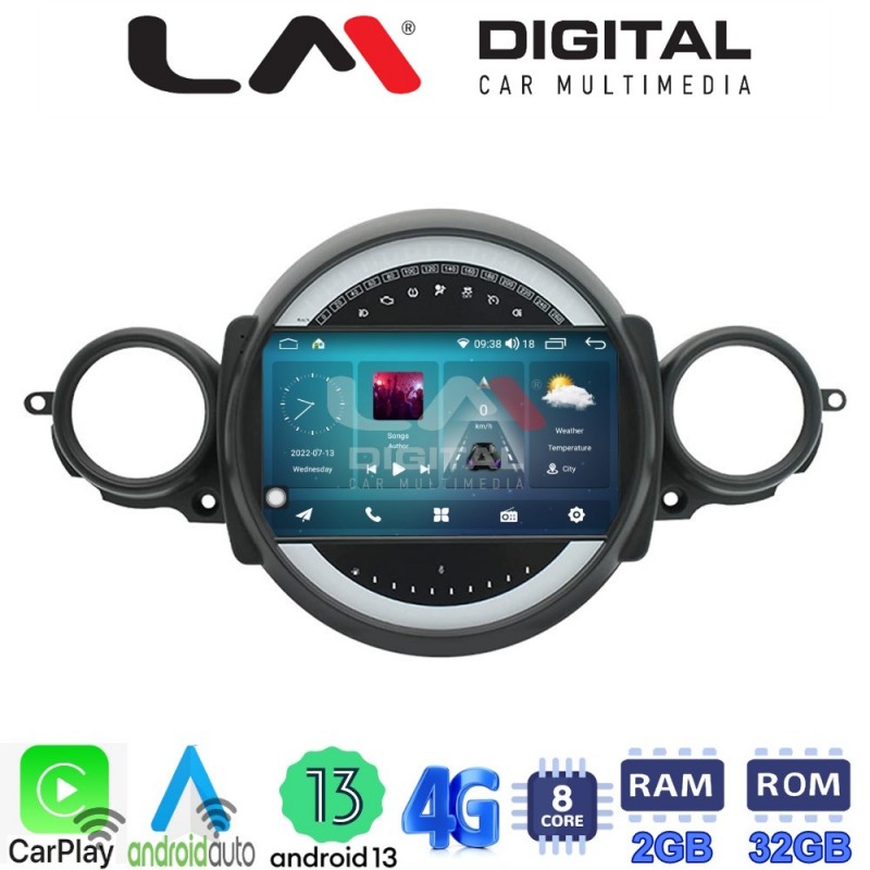 LM Digital - LM ZR8834 GPS Οθόνη OEM Multimedia Αυτοκινήτου για Mini Cooper '07&gt;'14 Clubman 2007 &gt; 2014 (CarPlay/AndroidAuto/BT/GPS/WIFI/GPRS)