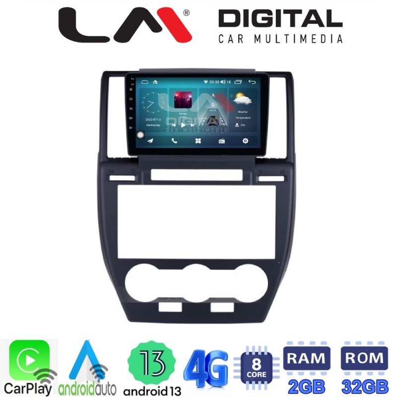 LM Digital - LM ZR8722 GPS Οθόνη OEM Multimedia Αυτοκινήτου για Land Rover Freelander II 2007 &gt; 2013 (CarPlay/AndroidAuto/BT/GPS/WIFI/GPRS)