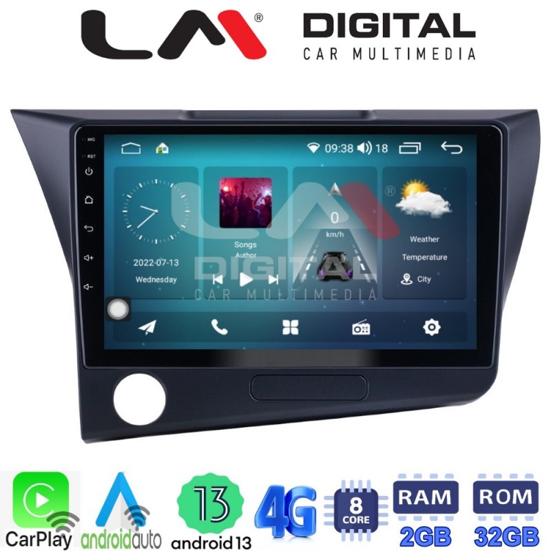 LM Digital - LM ZR8629 GPS Οθόνη OEM Multimedia Αυτοκινήτου για Honda CRZ 2010 &gt; 2018 (CarPlay/AndroidAuto/BT/GPS/WIFI/GPRS)