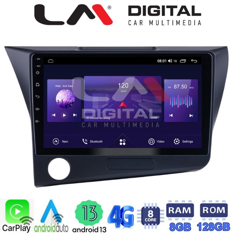 LM Digital - LM ZT8629 GPS Οθόνη OEM Multimedia Αυτοκινήτου για Honda CRZ 2010 &gt; 2018 (CarPlay/AndroidAuto/BT/GPS/WIFI/GPRS)