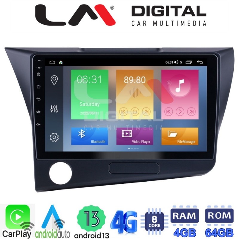 LM Digital - LM ZC8629 GPS Οθόνη OEM Multimedia Αυτοκινήτου για Honda CRZ 2010 &gt; 2018 (CarPlay/AndroidAuto/BT/GPS/WIFI/GPRS)