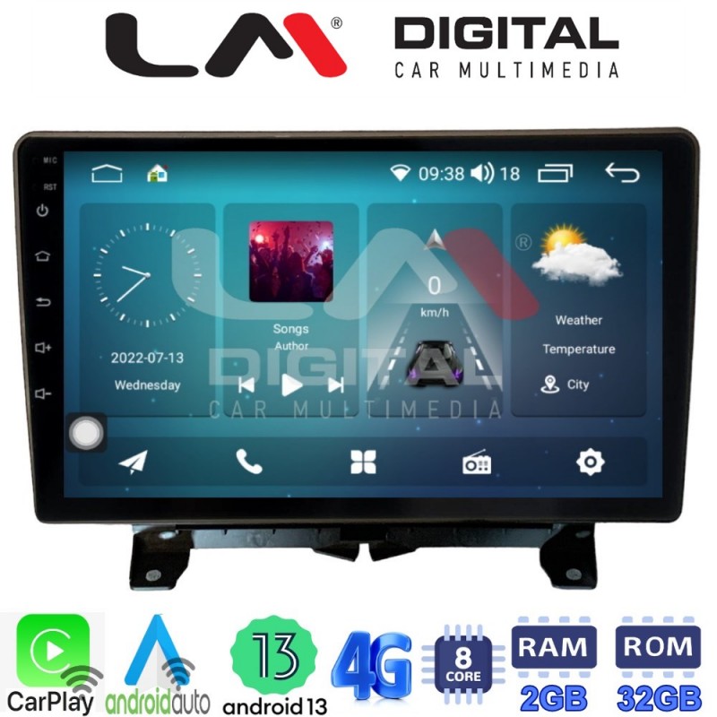 LM Digital - LM ZR8723 GPS Οθόνη OEM Multimedia Αυτοκινήτου για Land Rover - Range Rover Sport 2005 &gt; 2014 (CarPlay/AndroidAuto/BT/GPS/WIFI/GPRS)