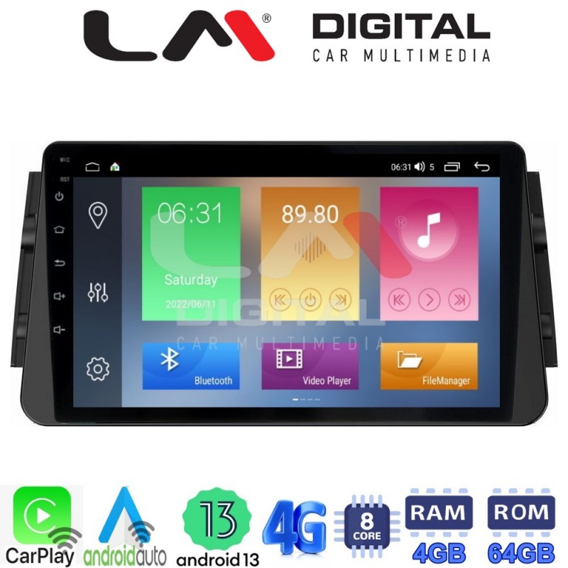 LM Digital - LM ZC8714 GPS Οθόνη OEM Multimedia Αυτοκινήτου για Nissan Micra (K14) 2017&gt; (CarPlay/AndroidAuto/BT/GPS/WIFI/GPRS)