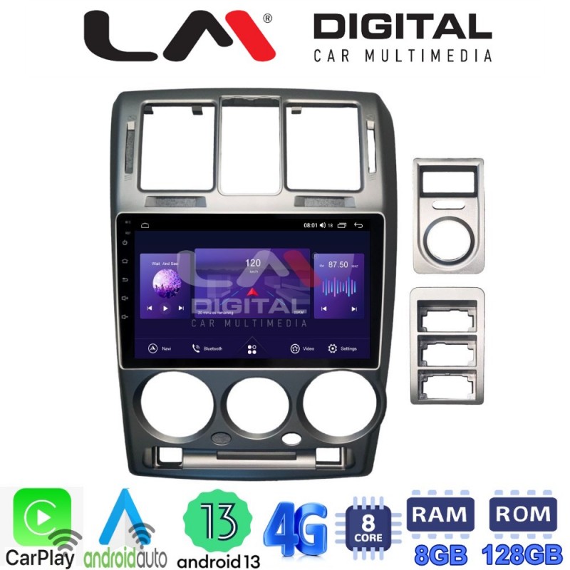 LM Digital - LM ZT8719 GPS Οθόνη OEM Multimedia Αυτοκινήτου για Hyundai Getz 2002 &gt; 2013 (CarPlay/AndroidAuto/BT/GPS/WIFI/GPRS)