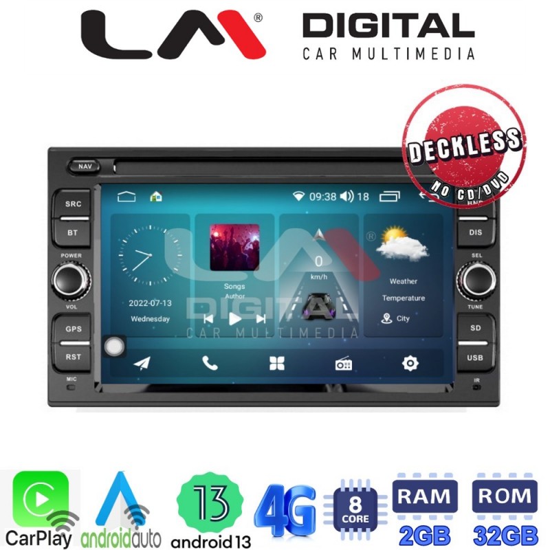 LM Digital - LM R8001 GPS Οθόνη OEM Multimedia Αυτοκινήτου για NISSAN (CarPlay/AndroidAuto/BT/GPS/WIFI/GPRS)