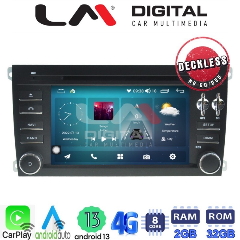 LM Digital - LM R8443 GPS Οθόνη OEM Multimedia Αυτοκινήτου για PORSCHE CAYENNE   (CarPlay/AndroidAuto/BT/GPS/WIFI/GPRS)