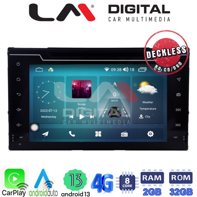 LM Digital - LM R8418 GPS Οθόνη OEM Multimedia Αυτοκινήτου για AURIS 15&gt;, COROLLA 13 &gt; 19, PRIUS 16&gt; (CarPlay/AndroidAuto/BT/GPS/WIFI/GPRS)