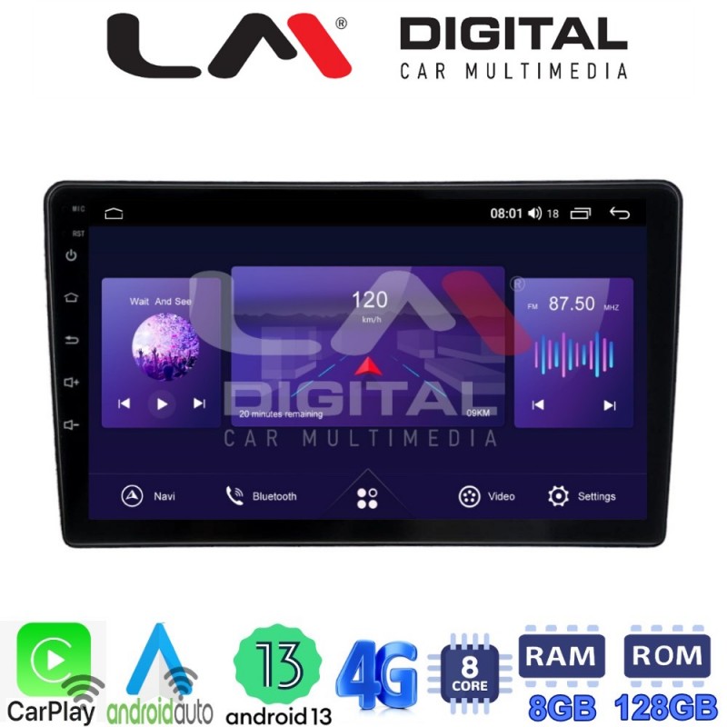 LM Digital - LM ZT8715 GPS Οθόνη OEM Multimedia Αυτοκινήτου για Nissan Navara D40 2006 &gt; 2016 clima (CarPlay/AndroidAuto/BT/GPS/WIFI/GPRS)