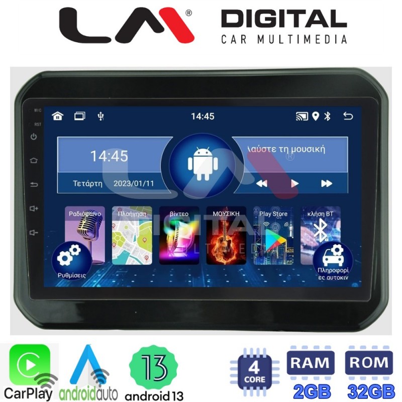 LM Digital - LM ZN4232 GPS Οθόνη OEM Multimedia Αυτοκινήτου για SUZUKI IGNIS 2016&gt; (CarPlay/AndroidAuto/BT/GPS/WIFI/GPRS)