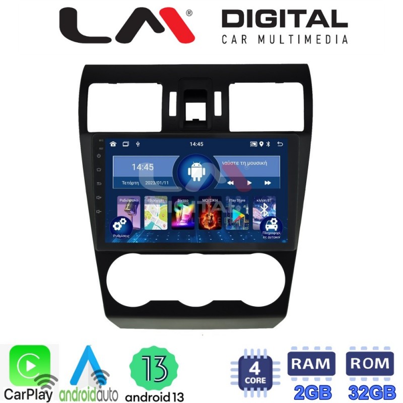 LM Digital - LM ZN4262 GPS Οθόνη OEM Multimedia Αυτοκινήτου για SUBARU IMPREZA-FORESTER 2013&gt; (CarPlay/AndroidAuto/BT/GPS/WIFI/GPRS)