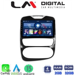 LM Digital - LM ZN4321 GPS Οθόνη OEM Multimedia Αυτοκινήτου για Renault Clio 2016-2018 (CarPlay/AndroidAuto/BT/GPS/WIFI/GPRS)