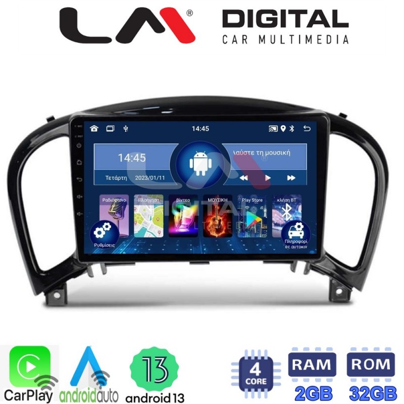 LM Digital - LM ZN4352 GPS Οθόνη OEM Multimedia Αυτοκινήτου για NISSAN JUKE 2009&gt; (CarPlay/AndroidAuto/BT/GPS/WIFI/GPRS)