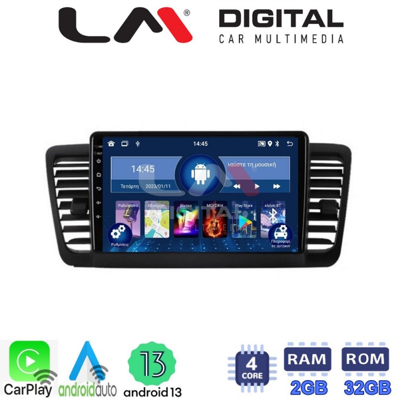 LM Digital - LM ZN4525 GPS Οθόνη OEM Multimedia Αυτοκινήτου για SUBARU LEGACY 2002&gt; (CarPlay/AndroidAuto/BT/GPS/WIFI/GPRS)