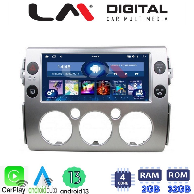 LM Digital - LM ZN4563 GPS Οθόνη OEM Multimedia Αυτοκινήτου για TOYOTA  FJ CRUISER 2014&gt;   (CarPlay/AndroidAuto/BT/GPS/WIFI/GPRS)