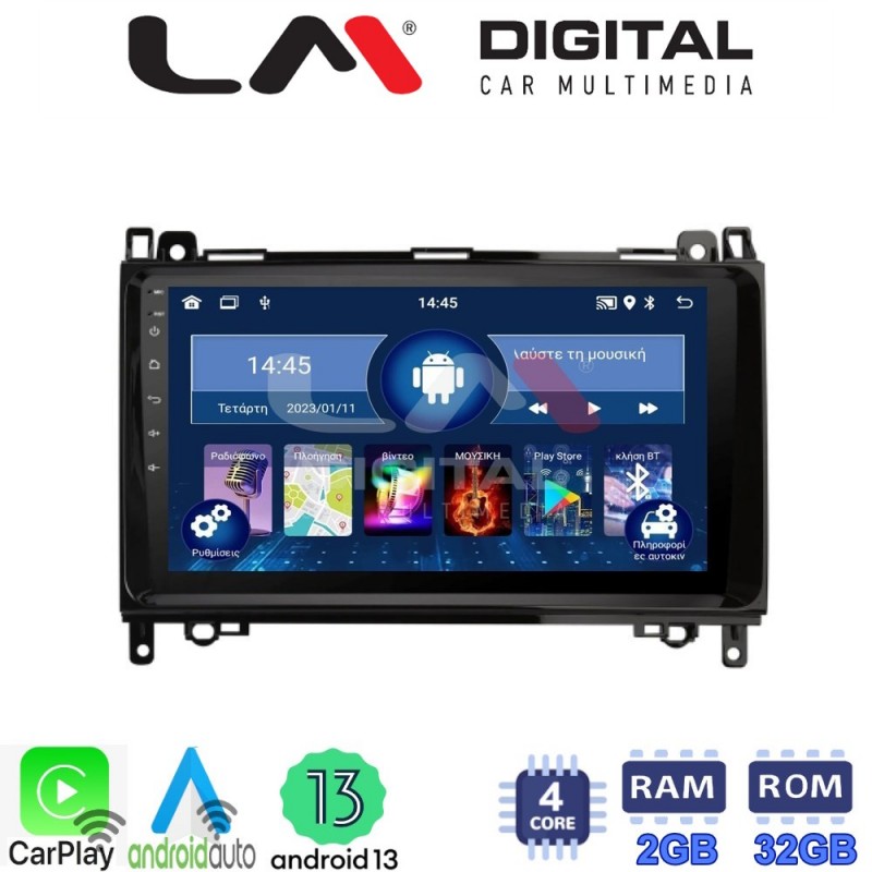 LM Digital - LM ZN4668 GPS Οθόνη OEM Multimedia Αυτοκινήτου για MERCEDES A(W169),B(W245) - SPRINTER - VITO   (CarPlay/AndroidAuto/BT/GPS/WIFI/GPRS)