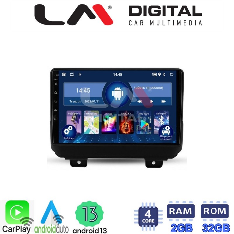 LM Digital - LM ZN4746 GPS Οθόνη OEM Multimedia Αυτοκινήτου για JEEP  WRANGLER 2018&gt;  (CarPlay/AndroidAuto/BT/GPS/WIFI/GPRS)