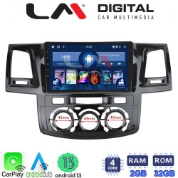 LM Digital - LM ZN4821 GPS Οθόνη OEM Multimedia Αυτοκινήτου για TOYOTA HILUX 2005&gt;2016 (CarPlay/AndroidAuto/BT/GPS/WIFI/GPRS)