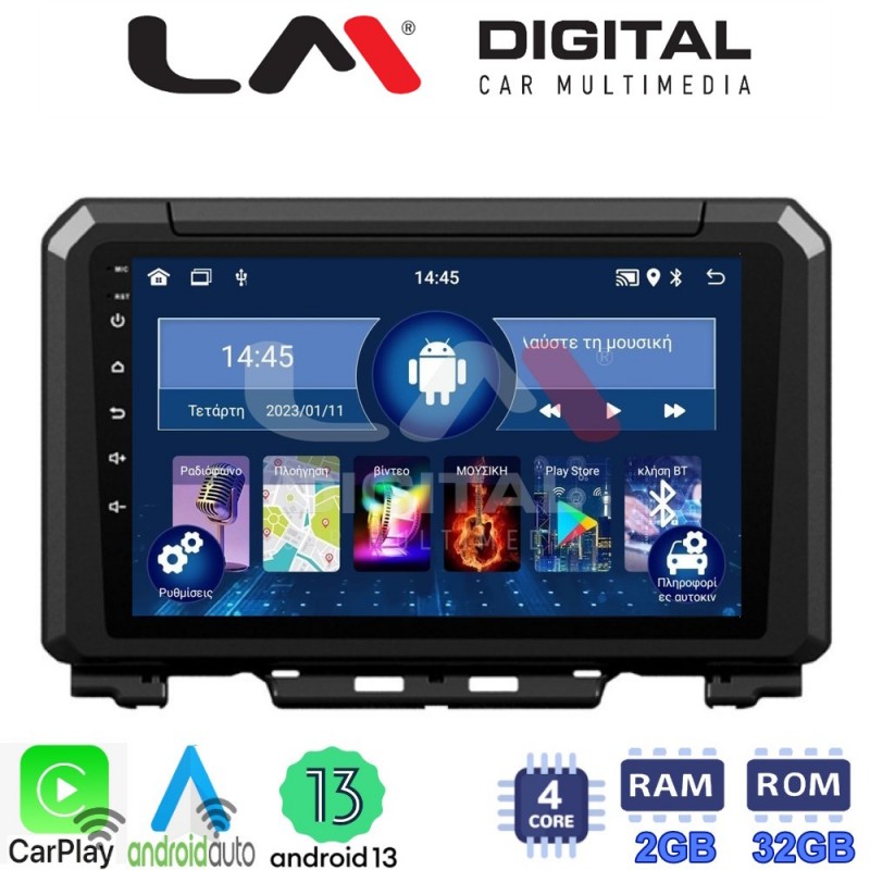 LM Digital - LM ZN4570 GPS Οθόνη OEM Multimedia Αυτοκινήτου για SUZUKI JIMNY 2018&gt; (CarPlay/AndroidAuto/BT/GPS/WIFI/GPRS)