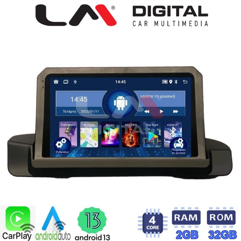 LM Digital - LM ZN4895 GPS Οθόνη OEM Multimedia Αυτοκινήτου για BMW 3 series (E90-91-92) 2005-2012 (CarPlay/AndroidAuto/BT/GPS/WIFI/GPRS)