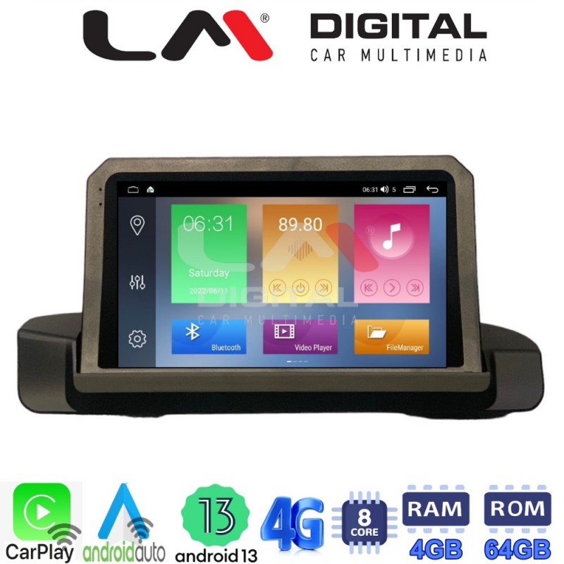 LM Digital - LM ZC8895 GPS Οθόνη OEM Multimedia Αυτοκινήτου για BMW 3 series (E90-91-92) 2005-2012 (CarPlay/AndroidAuto/BT/GPS/WIFI/GPRS)