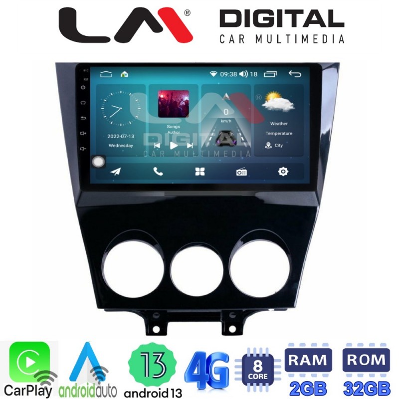 LM Digital - LM ZR8301 GPS Οθόνη OEM Multimedia Αυτοκινήτου για Mazda RX8 2001&gt;2008 (CarPlay/AndroidAuto/BT/GPS/WIFI/GPRS)