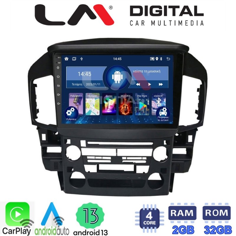 LM Digital - LM ZN4711 GPS Οθόνη OEM Multimedia Αυτοκινήτου για Lexus RX300 2000 &gt; 2004 (CarPlay/AndroidAuto/BT/GPS/WIFI/GPRS)