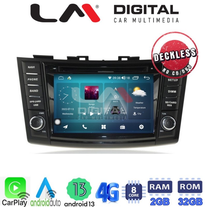 LM Digital - LM R8179 GPS Οθόνη OEM Multimedia Αυτοκινήτου για SUZUKI SWIFT 2012-2016 (CarPlay/AndroidAuto/BT/GPS/WIFI/GPRS)