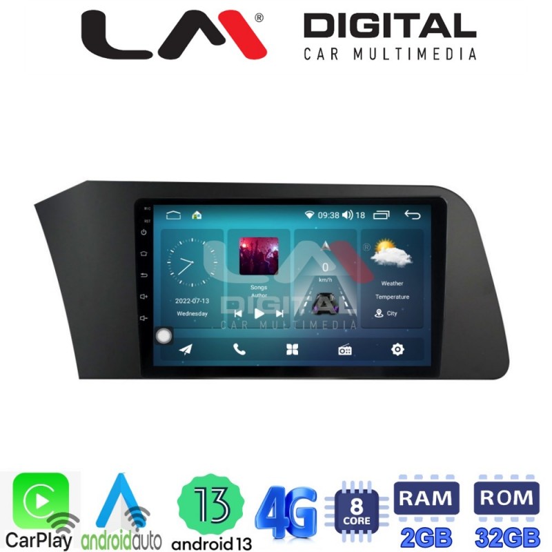 LM Digital - LM ZR8227 GPS Οθόνη OEM Multimedia Αυτοκινήτου για Hyundai Elantra 2021 &gt; (CarPlay/AndroidAuto/BT/GPS/WIFI/GPRS)