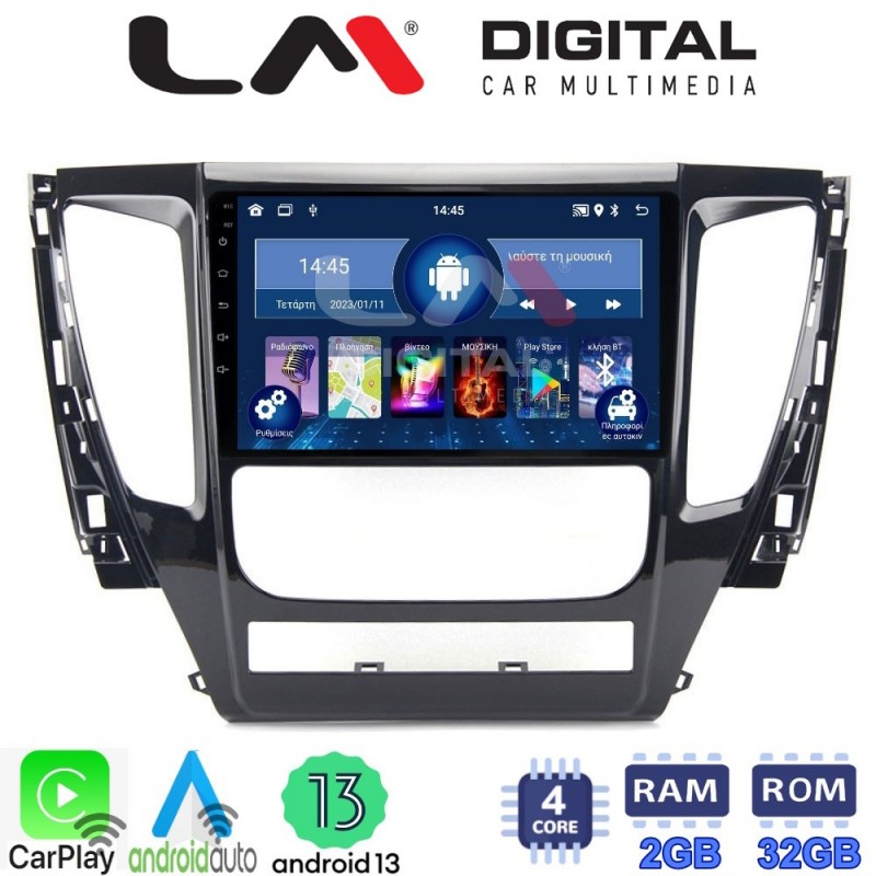 LM Digital - LM ZN4992 GPS Οθόνη OEM Multimedia Αυτοκινήτου για Mitsubishi Pajero 2014&gt; (CarPlay/AndroidAuto/BT/GPS/WIFI/GPRS)