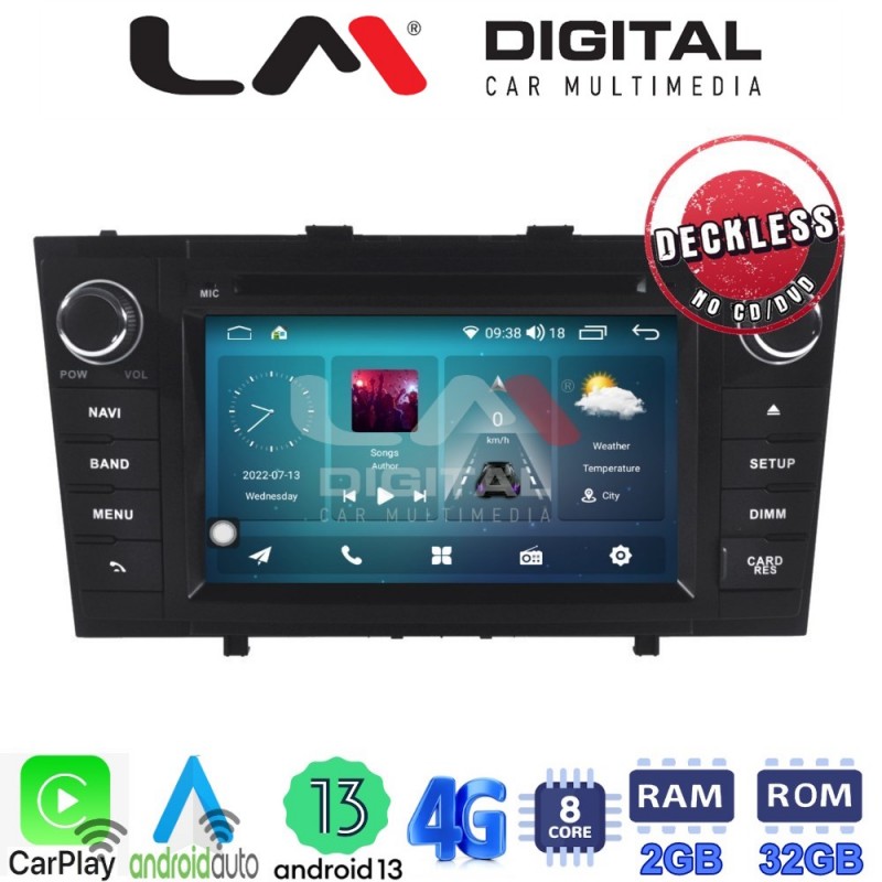 LM Digital - LM R8027 GPS Οθόνη OEM Multimedia Αυτοκινήτου για TOYOTA AVENSIS T27  2009 &gt; 2016 (CarPlay/AndroidAuto/BT/GPS/WIFI/GPRS)