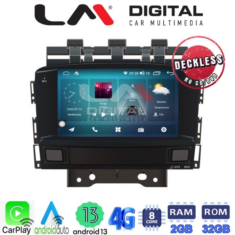 LM Digital - LM R8072 GPS Οθόνη OEM Multimedia Αυτοκινήτου για OPEL ASTRA J  2011 &gt; 2015 (CarPlay/AndroidAuto/BT/GPS/WIFI/GPRS)