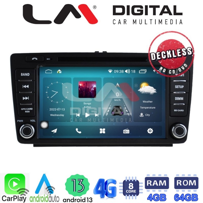 LM Digital - LM C8005 GPS Οθόνη OEM Multimedia Αυτοκινήτου για SKODA OCTAVIA 5 (CarPlay/AndroidAuto/BT/GPS/WIFI/GPRS)