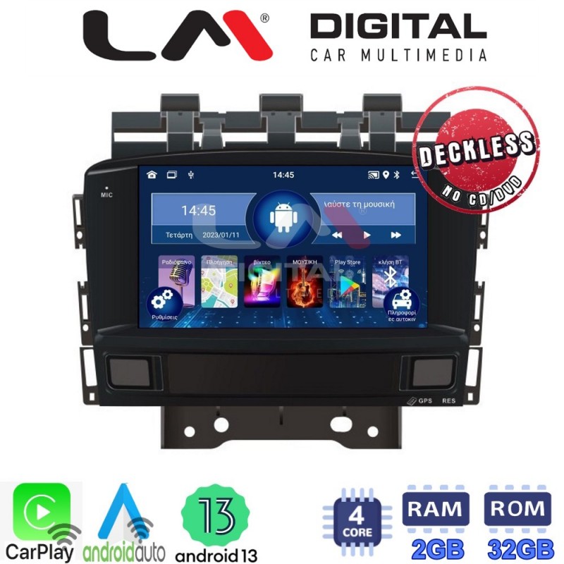 LM Digital - LM N4072 GPS Οθόνη OEM Multimedia Αυτοκινήτου για OPEL ASTRA J  2011 &gt; 2015 (CarPlay/AndroidAuto/BT/GPS/WIFI)