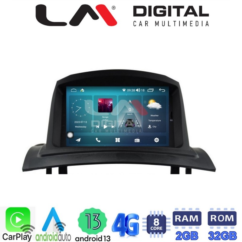 LM Digital - LM R8138 GPS Οθόνη OEM Multimedia Αυτοκινήτου για RENAULT Megane2 2002-2008 CarPlay/AndroidAuto/BT/GPS/WIFI/GPRS)